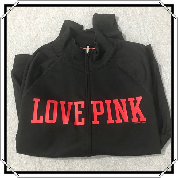 Pink by VS Black/Red Rutgers Jacket Size M NWOT - Picture 4 of 6